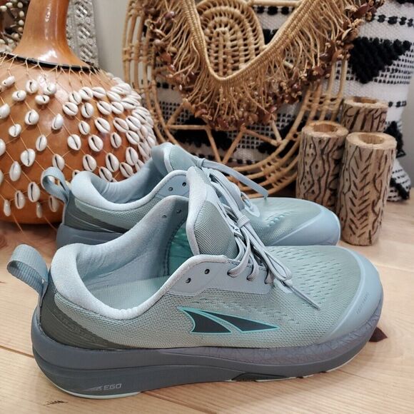 Altra Shoes - Altra Paradigm 5 Womens 10.5/42.5 Athletic Running Shoes Light Green Blue Grey